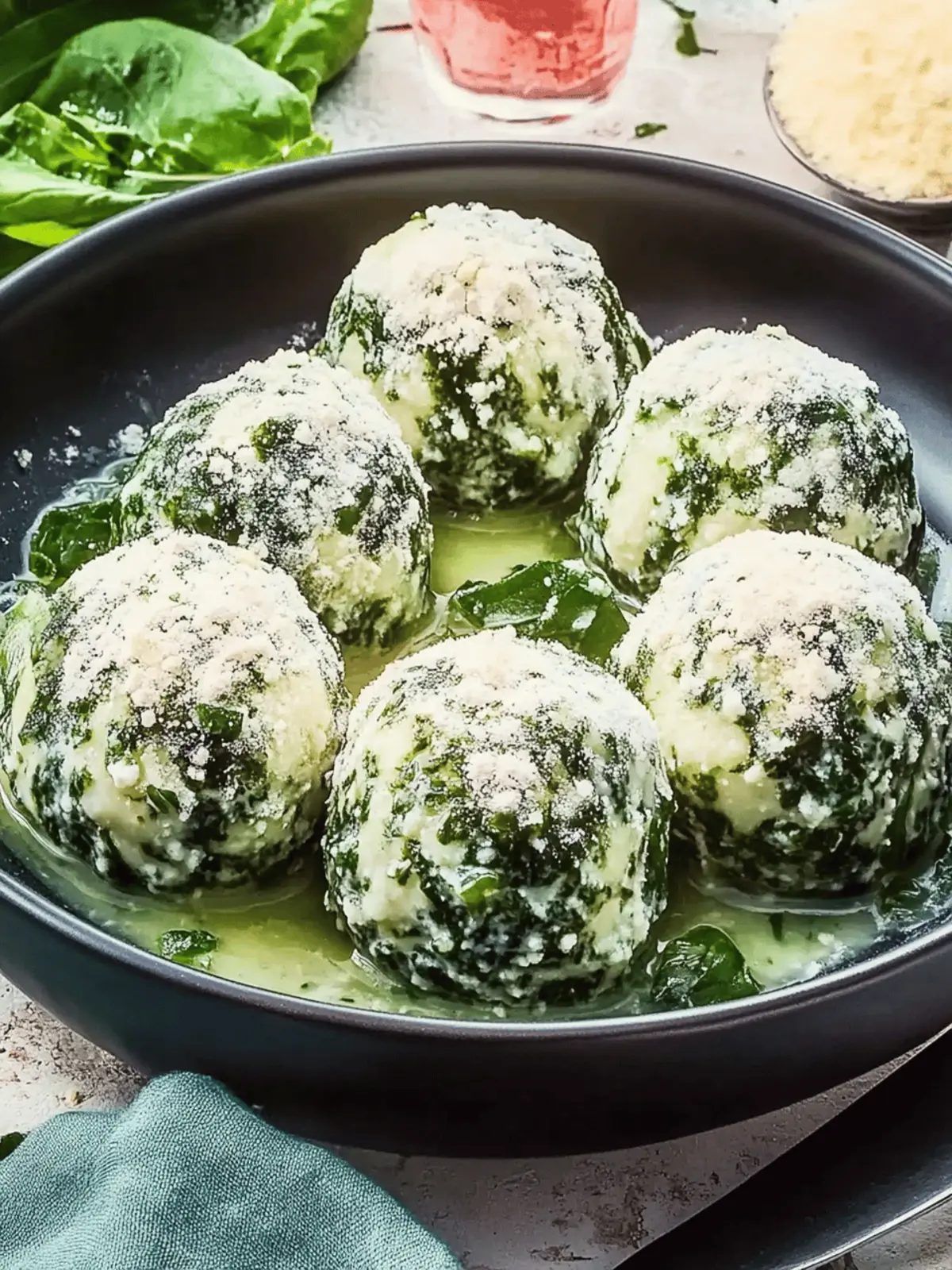 Leckere Spinatknödel selber machen