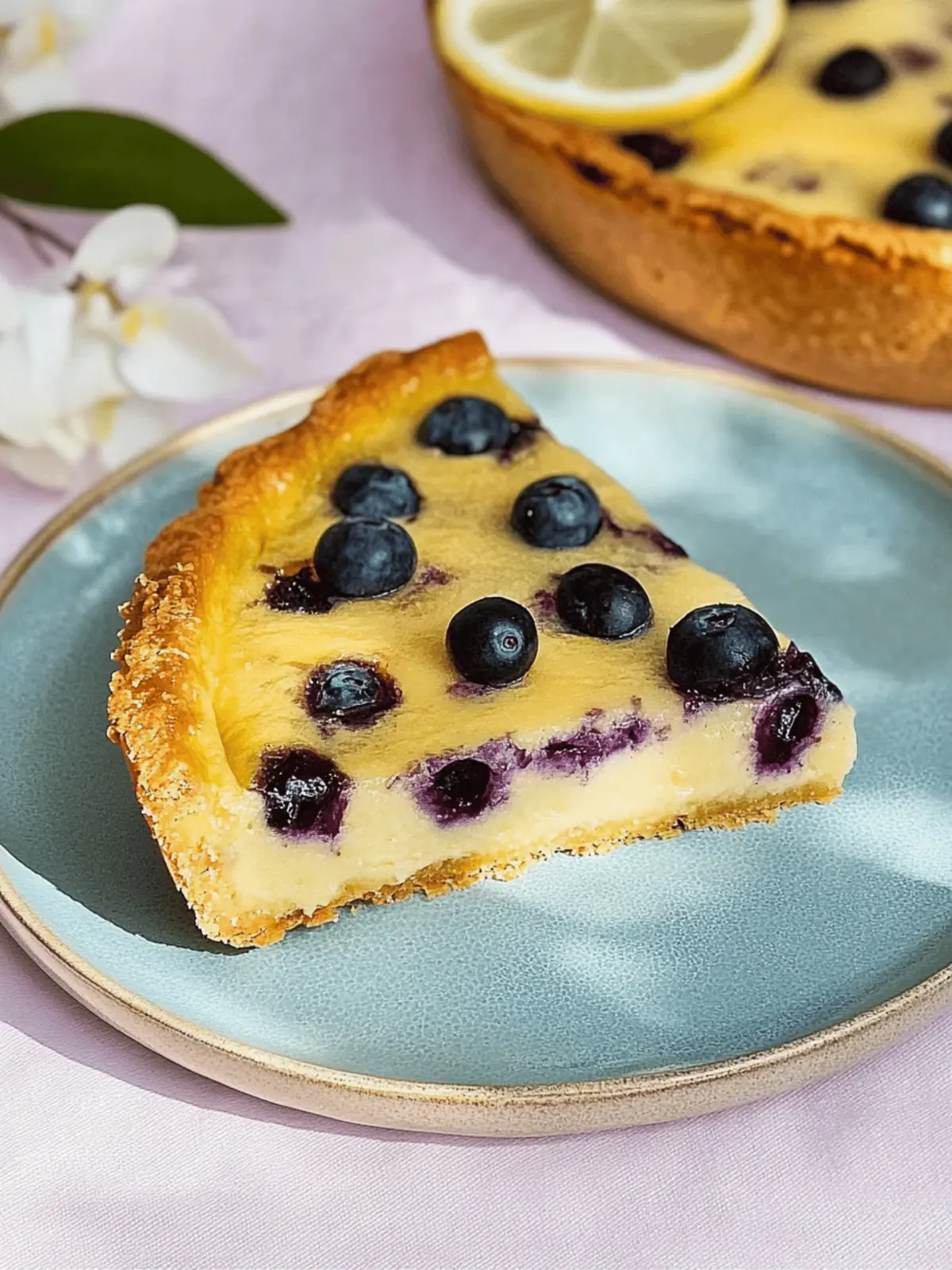 Blaubeerkuchen mit Schmand-Guss