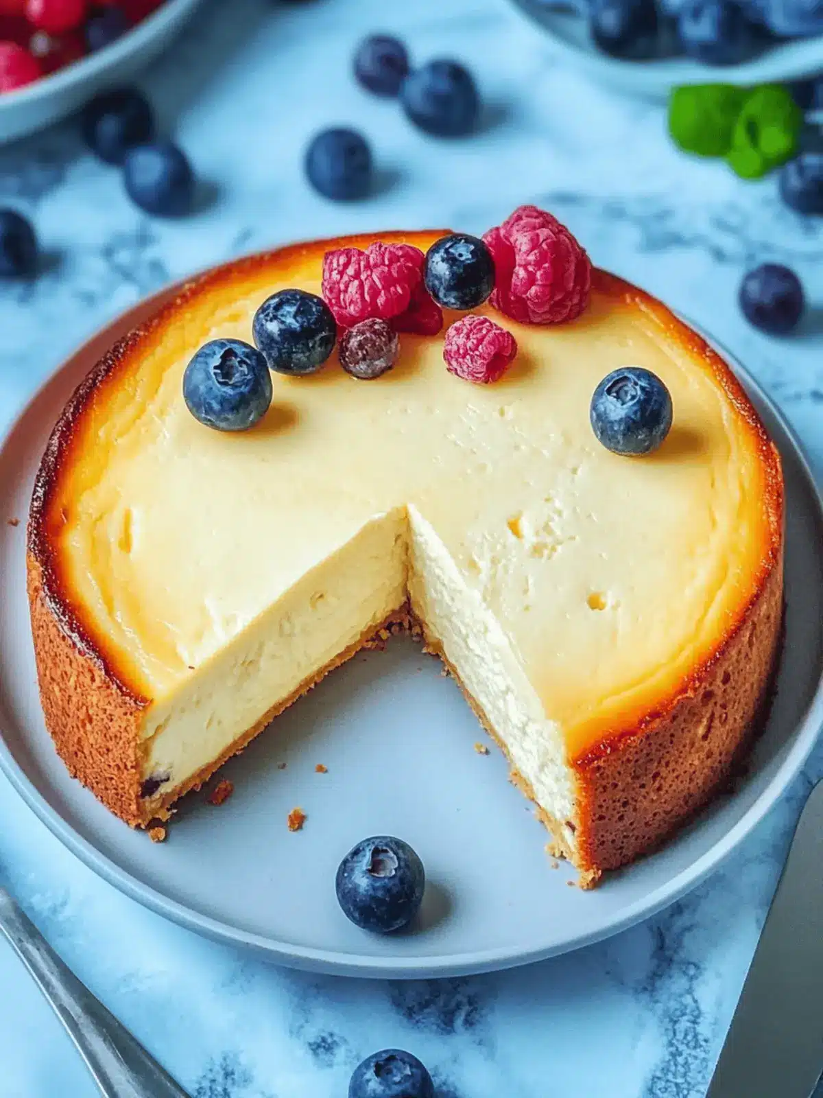 Niedrig Kohlenhydrat Käsekuchen