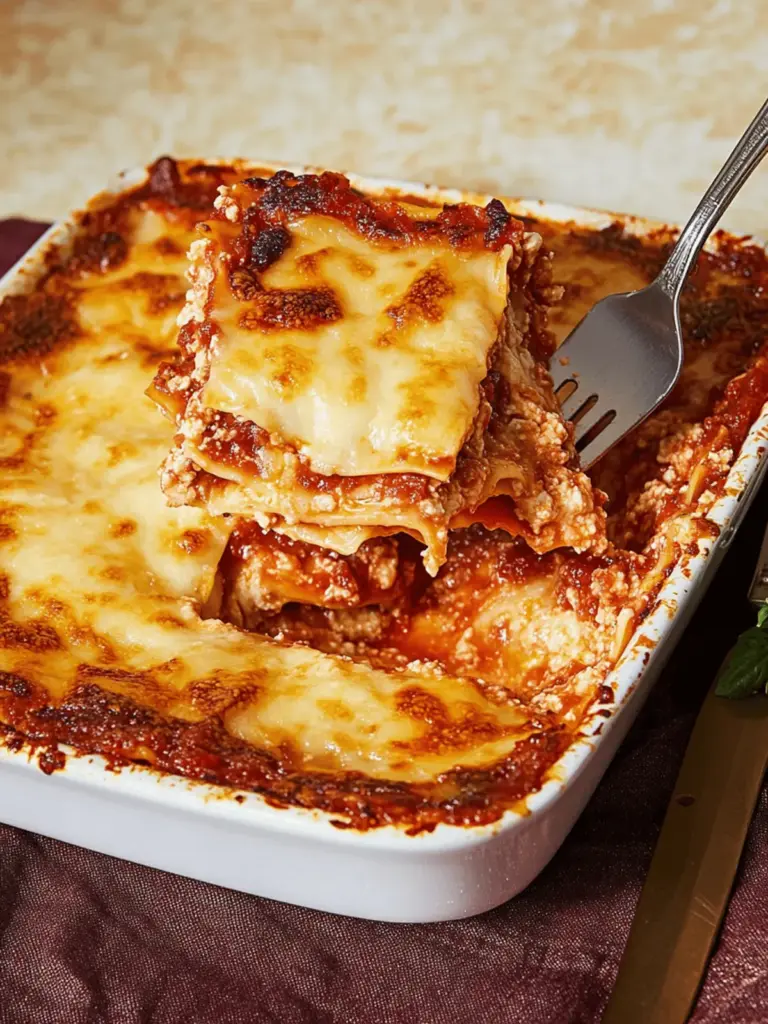 Klassische italienische Lasagne