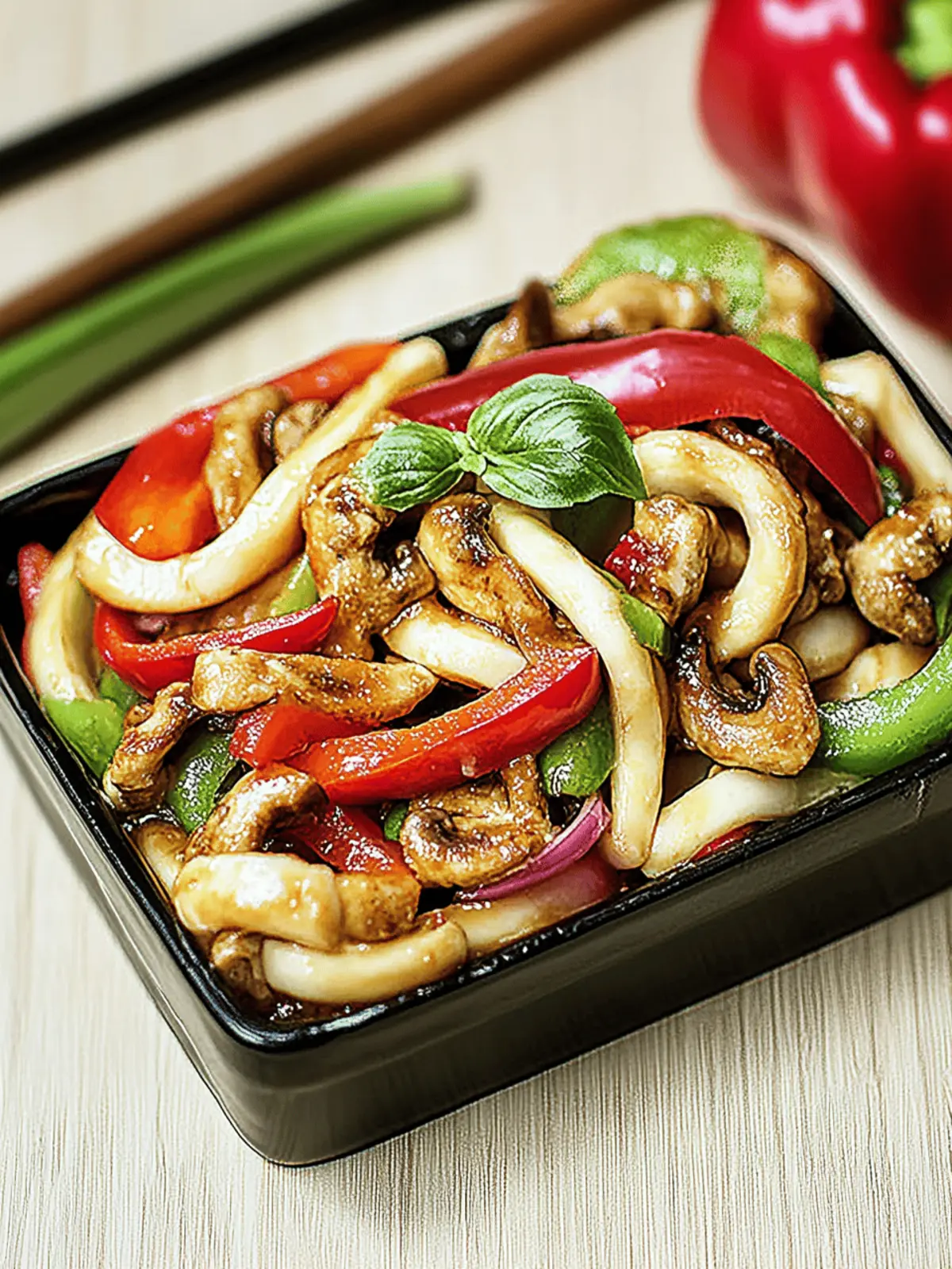 Fried Udon-Noodles with Hoisin-Sauce