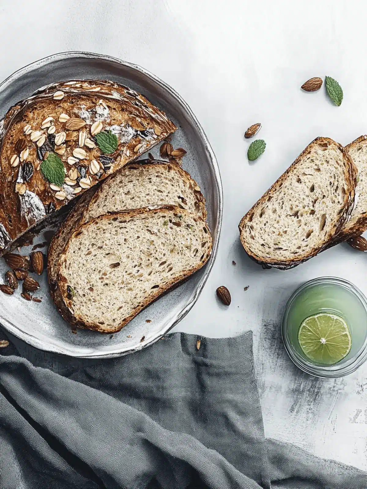 Low-Carb-Brot mit Sonnenblumenkernen