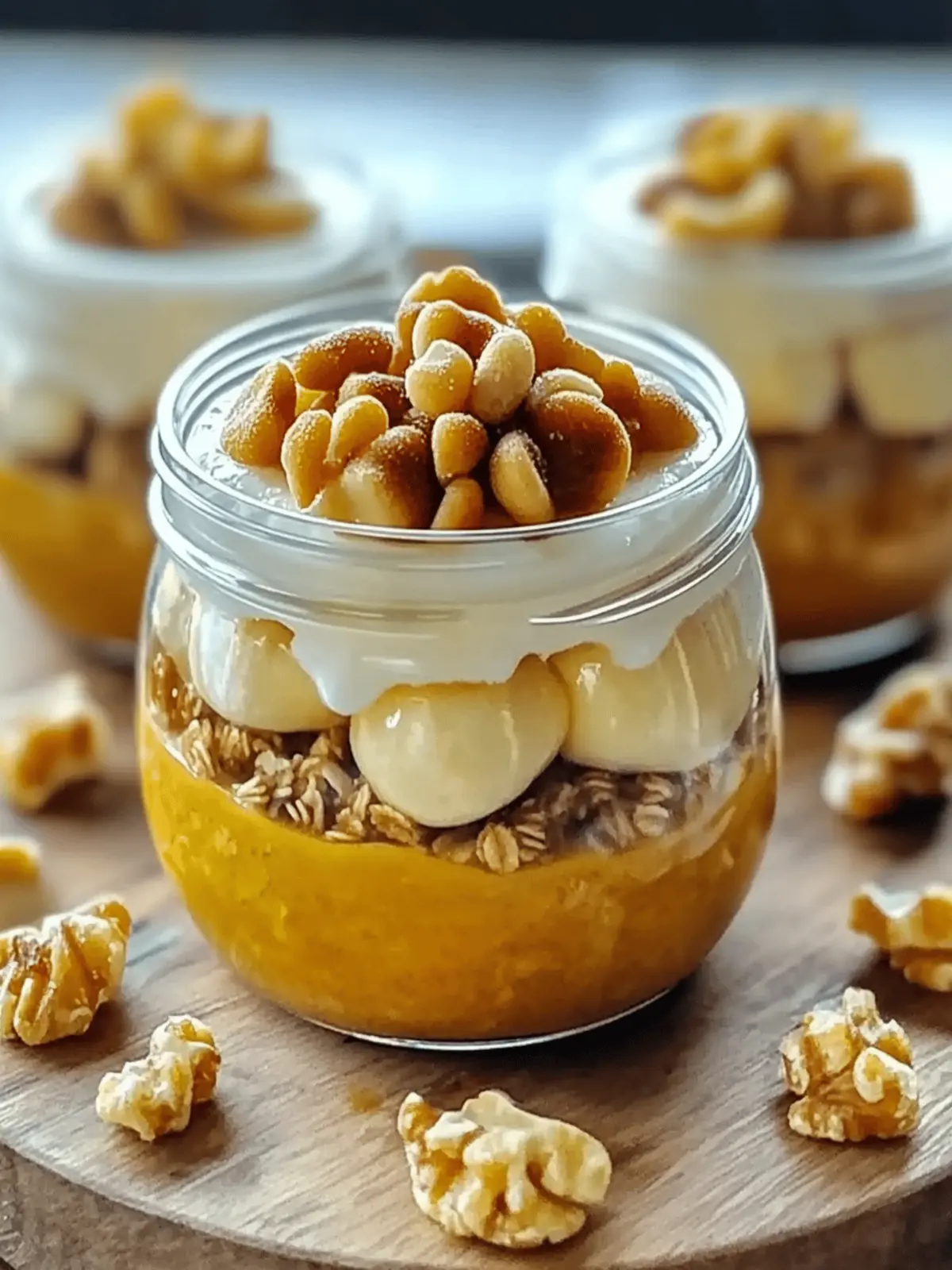 Bananenbrot Overnight Oats gesunder Start