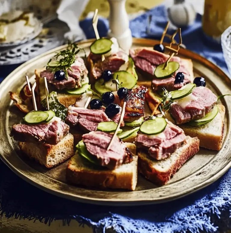Roastbeef auf Toastbrot – Schnelle Genuss-Idee