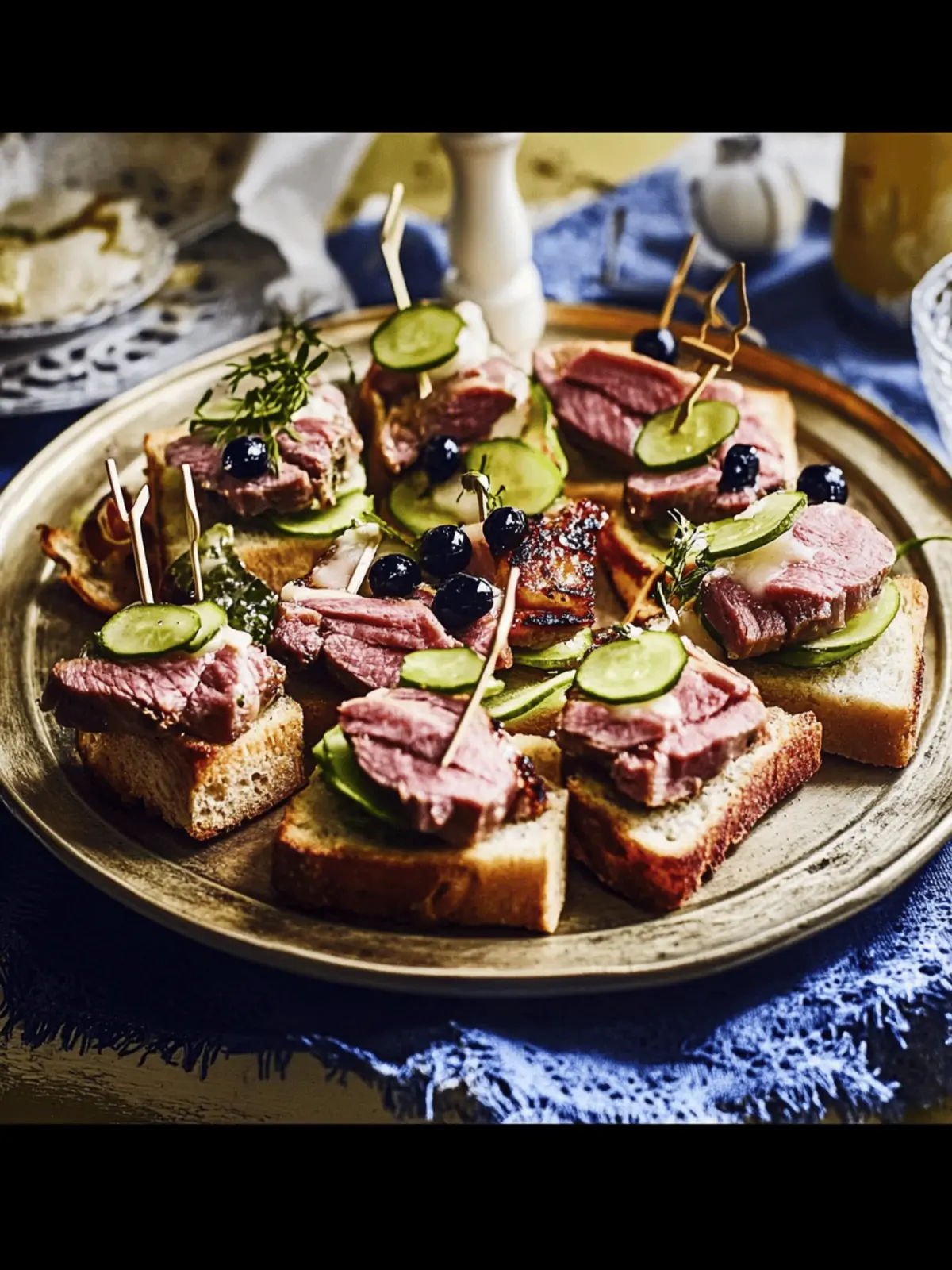 Roastbeef auf Toastbrot