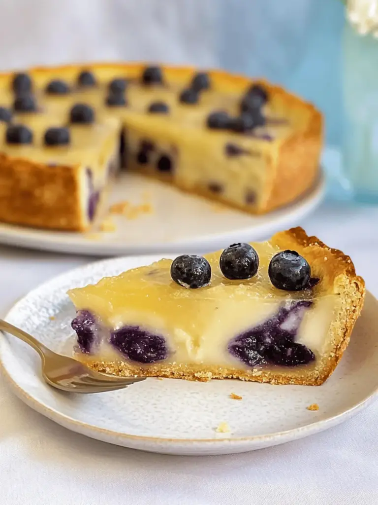 Blaubeerkuchen mit Schmand-Guss