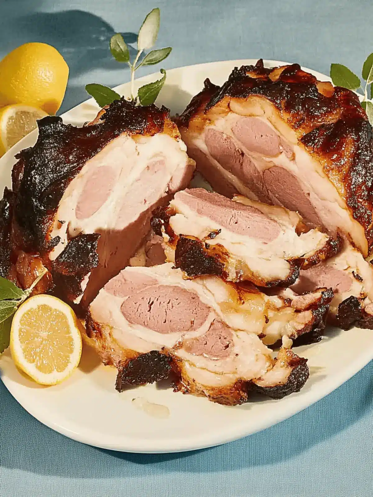 Schweinekrustenbraten „Wikinger Art“ mit Biersauce