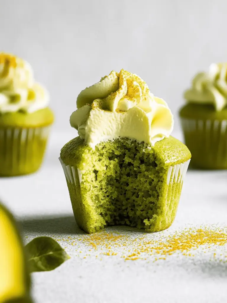 Matcha-Muffins mit Matcha-Buttercreme