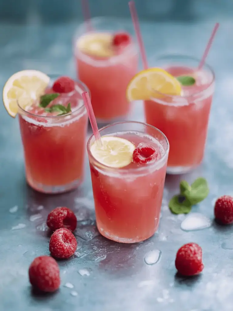 Alkoholfreier Wassermelonen-Beeren-Cocktail