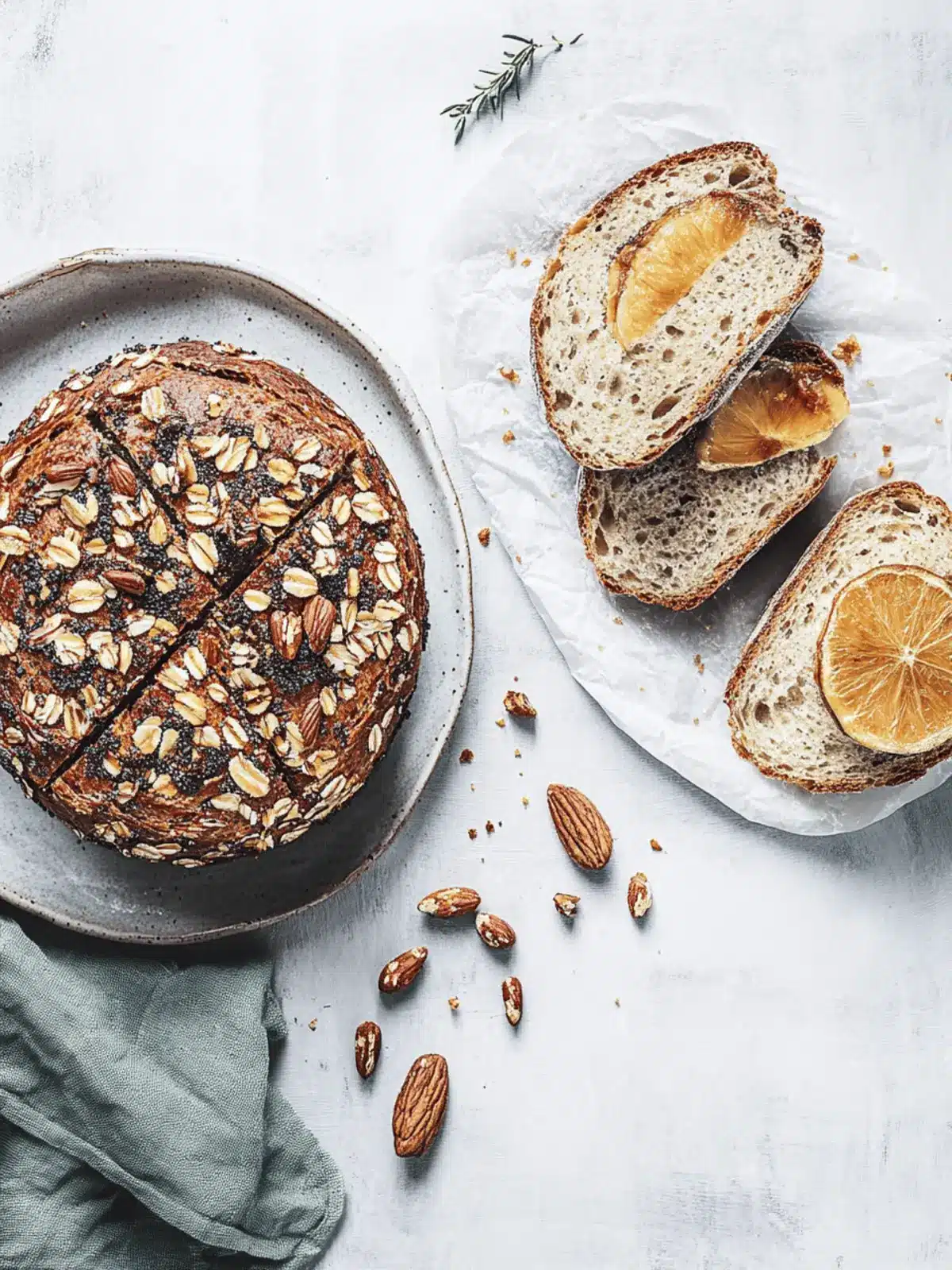 Low-Carb-Brot mit Sonnenblumenkernen