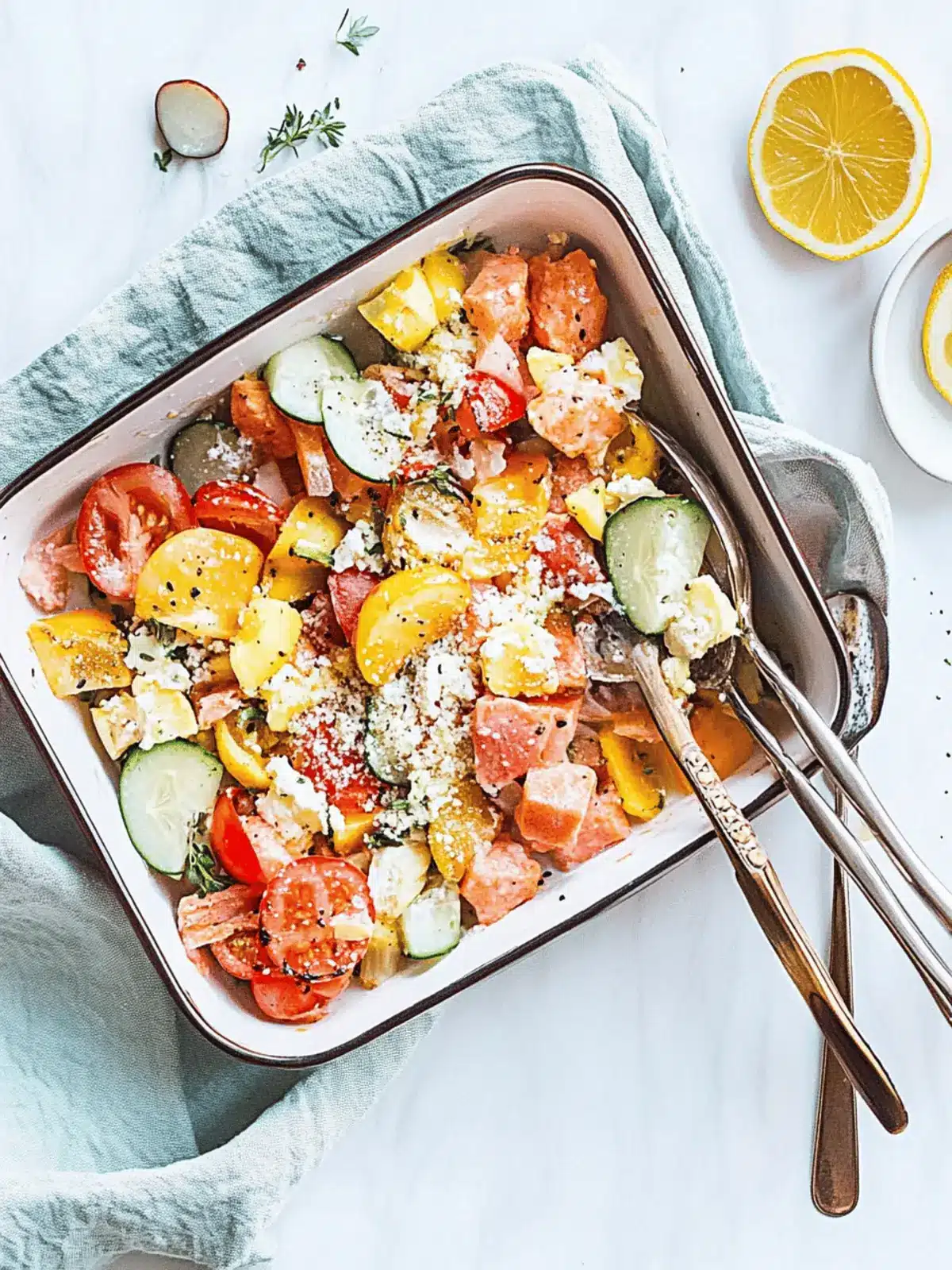 Low-Carb-Lachs mit Ofengemüse