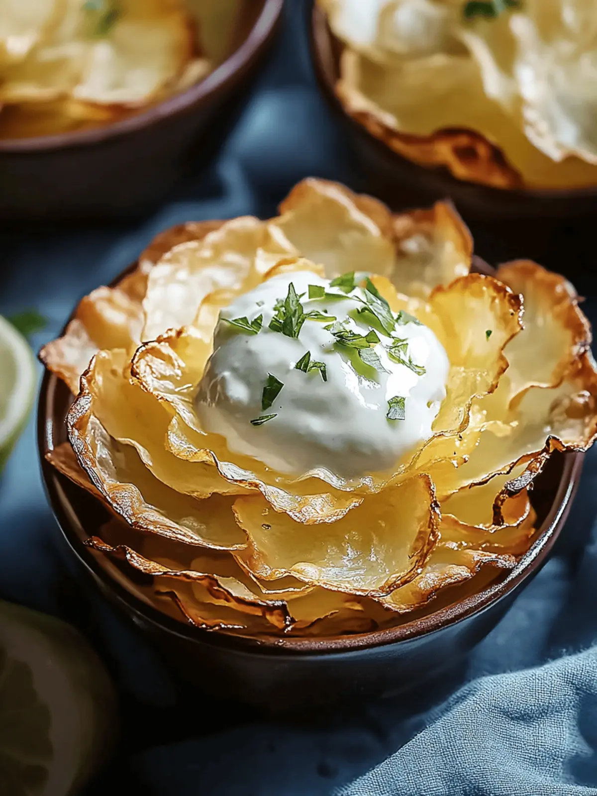 Hüttenkäse-Chips