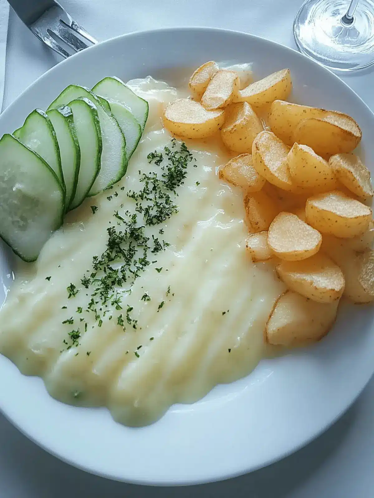 Kohlrabigemüse mit heller Sauce