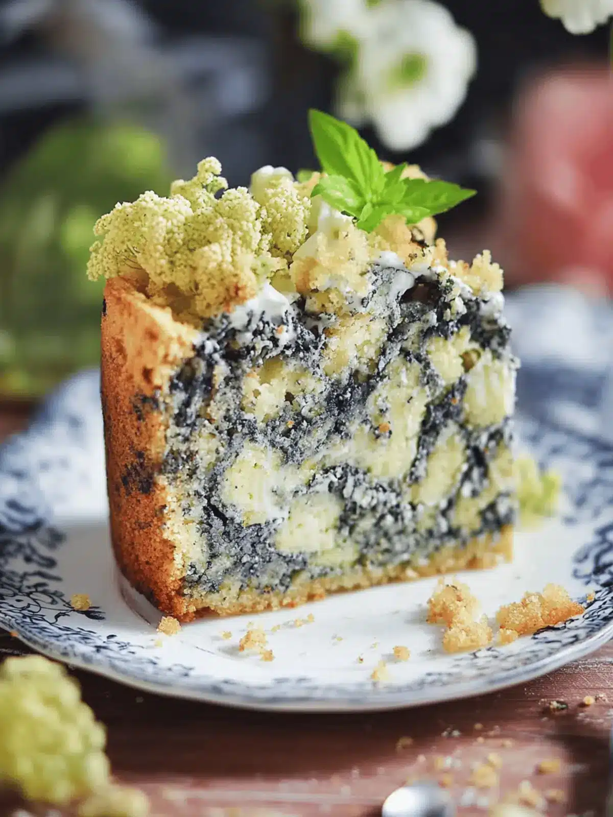 Mohn-Streuselkuchen mit Vanille-Quark-Creme