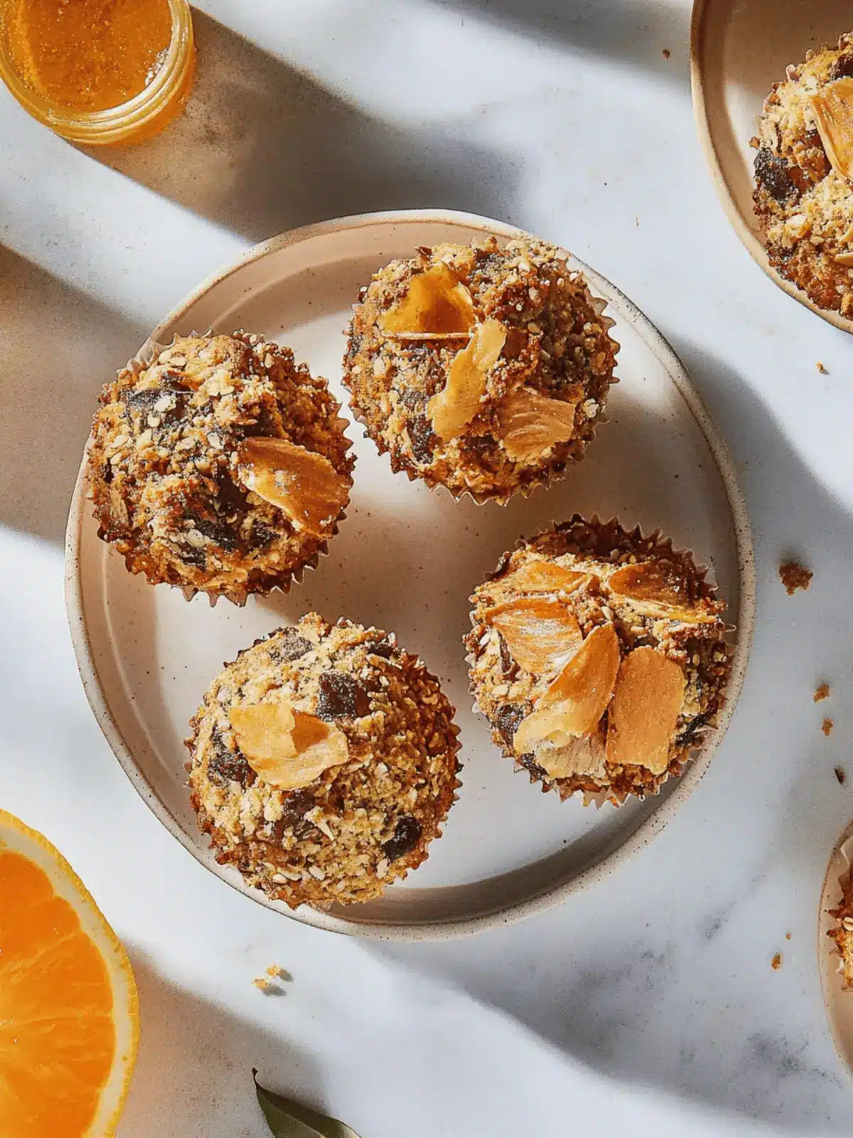 Karottenkuchen-Frühstücksmuffins
