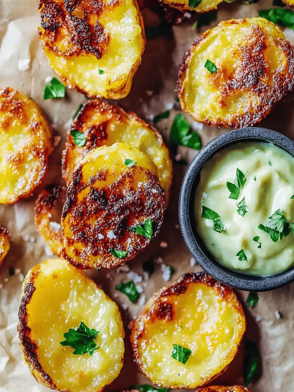 Knusprige Quetschkartoffeln