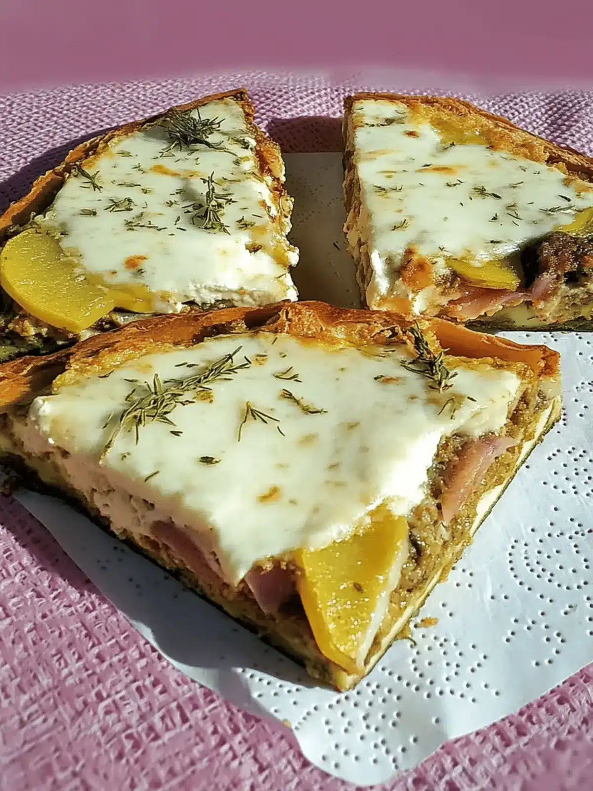 Überbackenes Omelett
