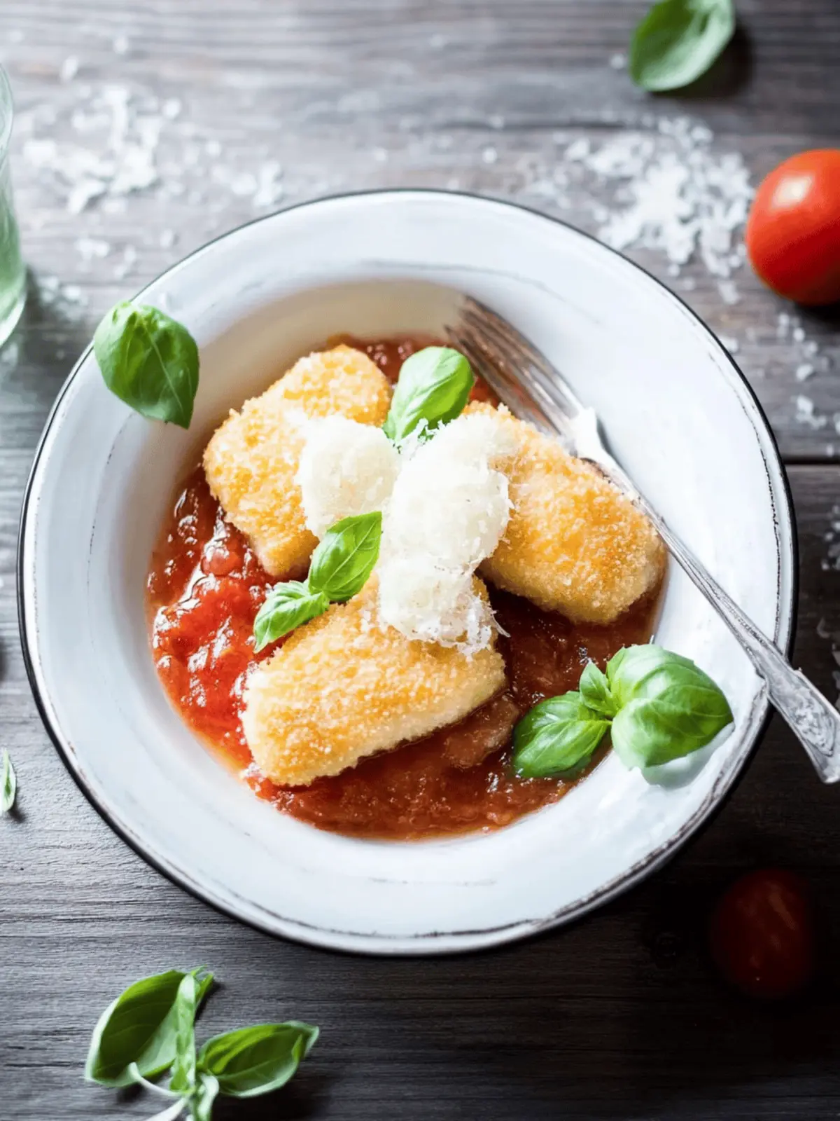 Hühnchen in Parmesankruste