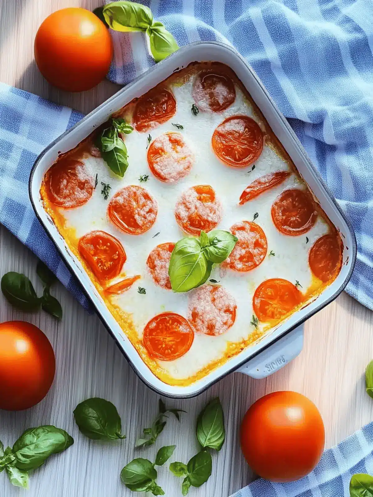 Hähnchenbrust Tomate Mozzarella aus dem Ofen