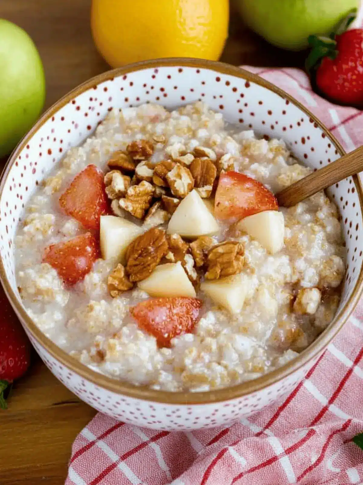 Apfel-Zimt-Porridge