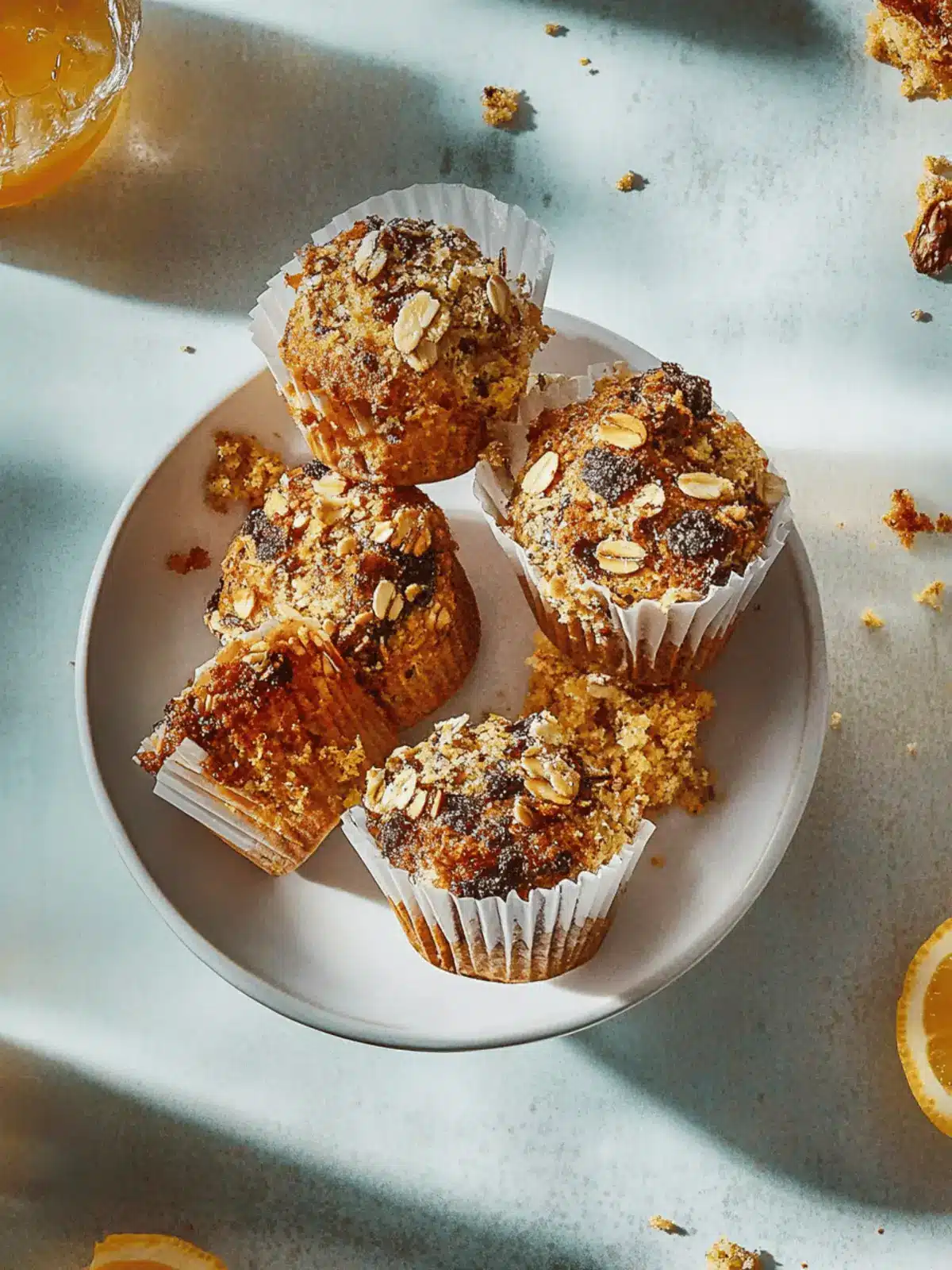Karottenkuchen-Frühstücksmuffins