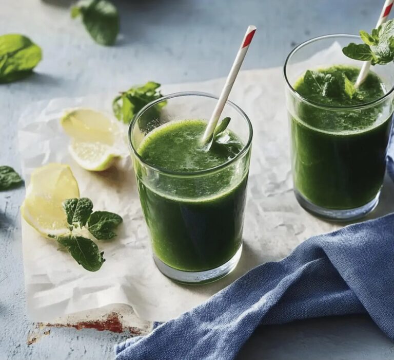 Apfel-Spinat-Cocktail: Gesund und erfrischend genießen