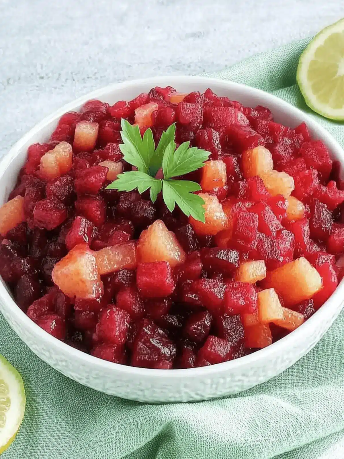 Rote Bete Salat mit Apfel