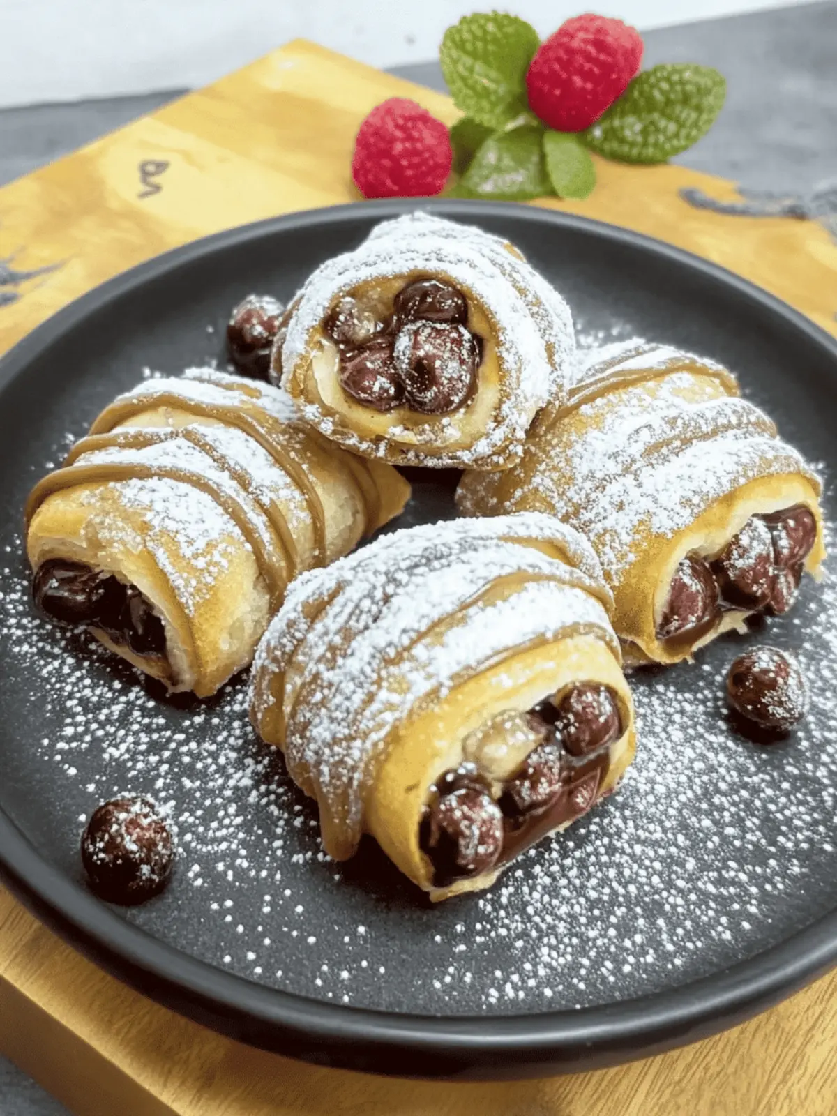 Schnelle Kinderriegel Croissants