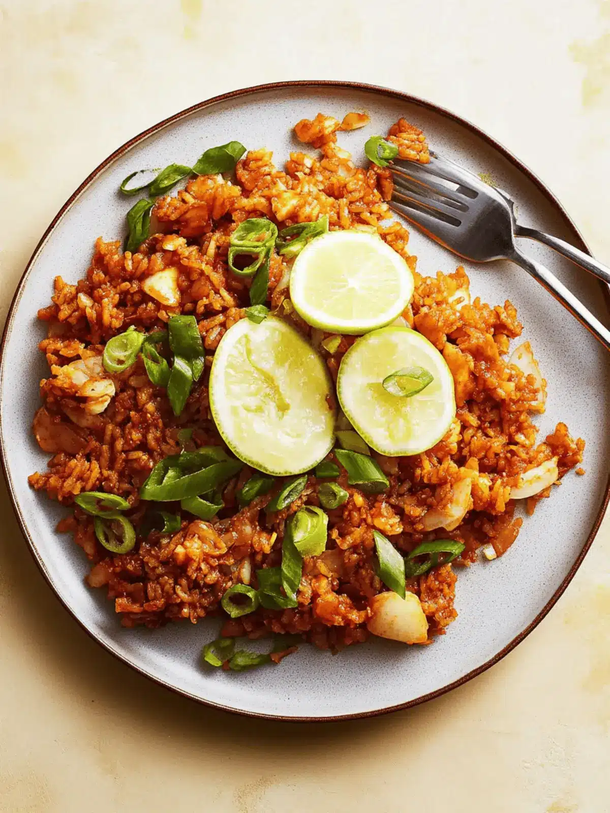 Kimchi gebratener Reis