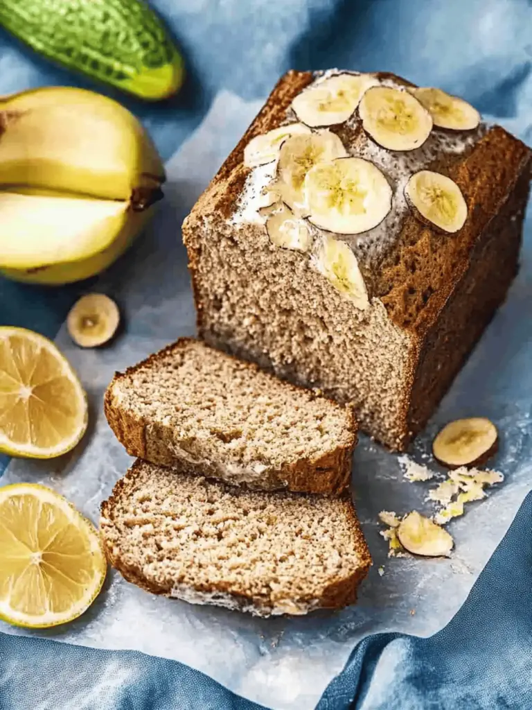 Bananenbrot mit Haferflocken ohne Zucker