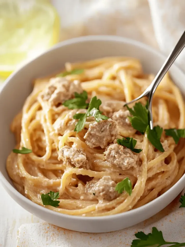 Vegane Blumenkohl Carbonara