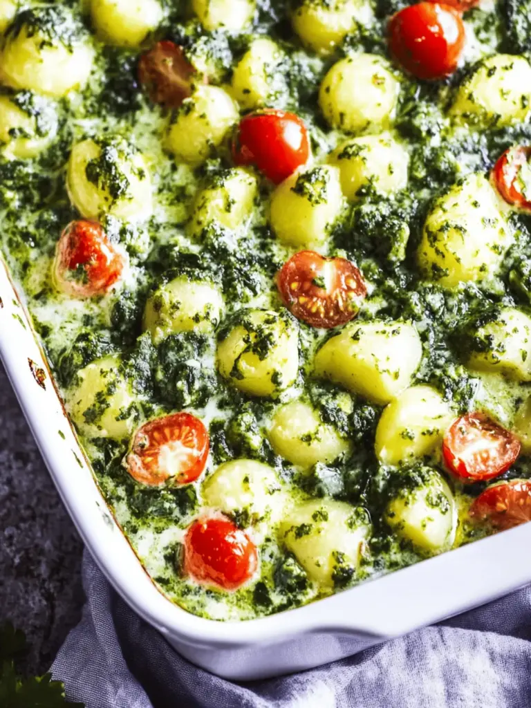 Gnocchi-Rahmspinat-Auflauf