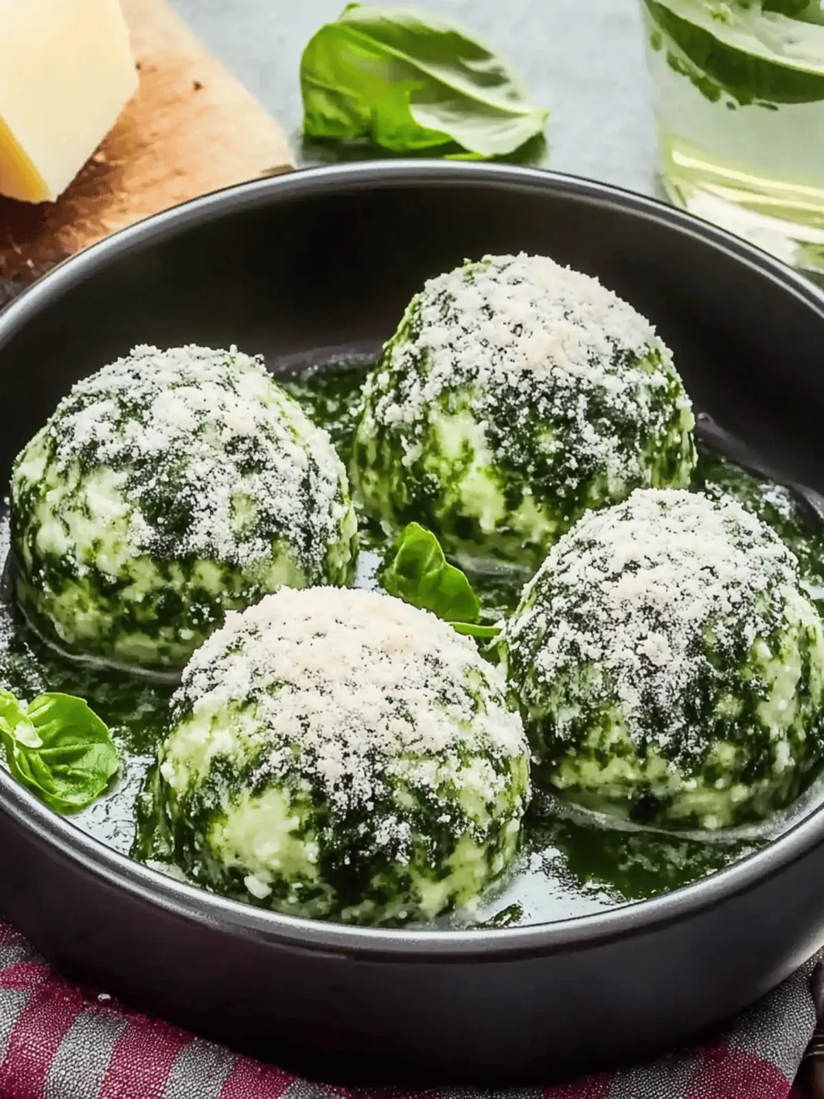 Leckere Spinatknödel selber machen