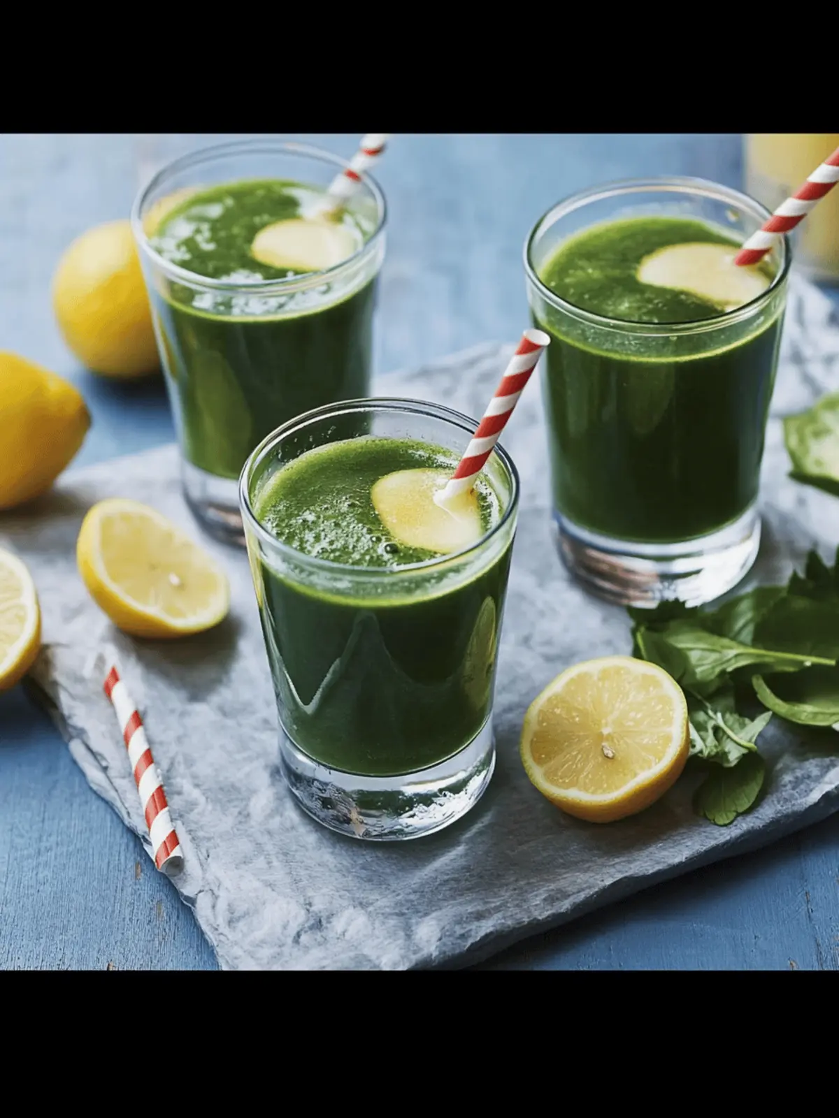 Apfel-Spinat-Cocktail