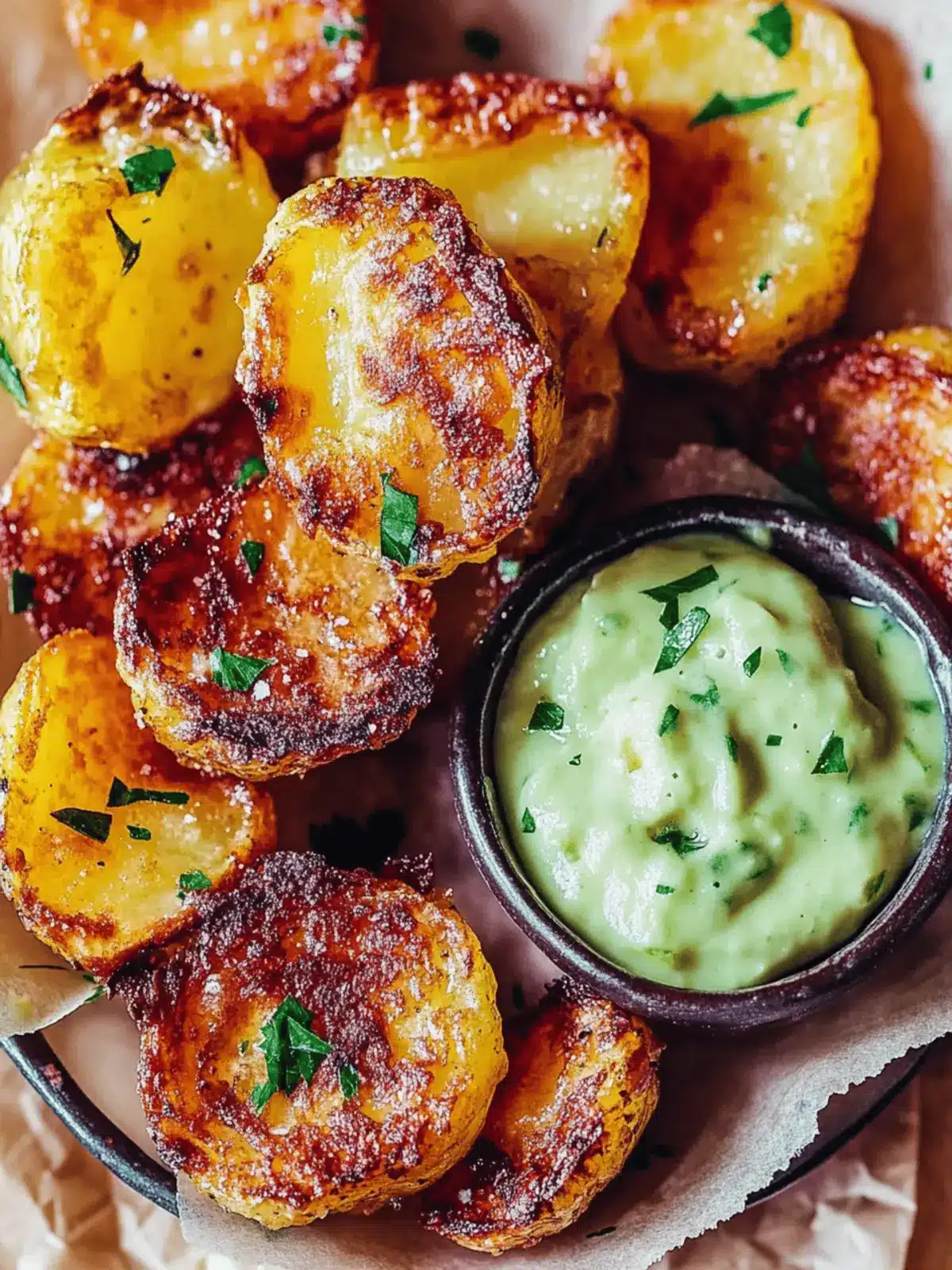 Knusprige Quetschkartoffeln