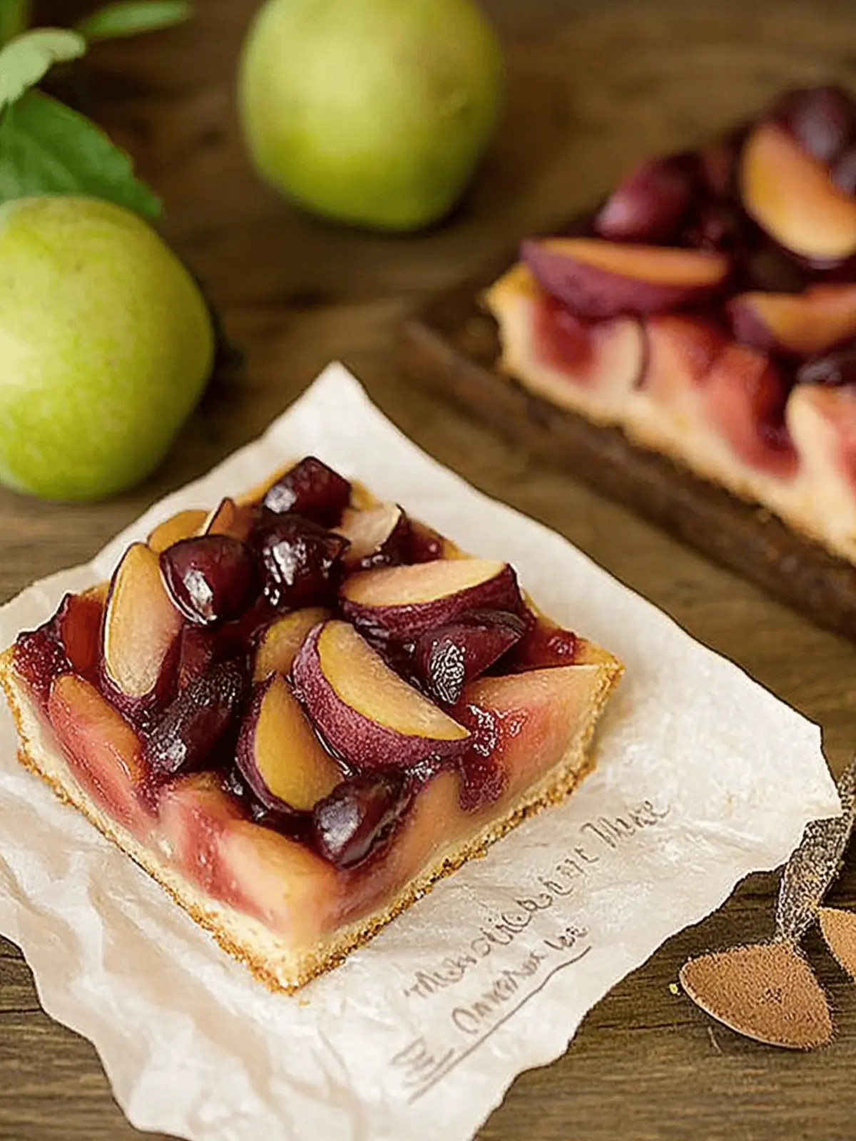 Hefeblechkuchen mit Pflaumen
