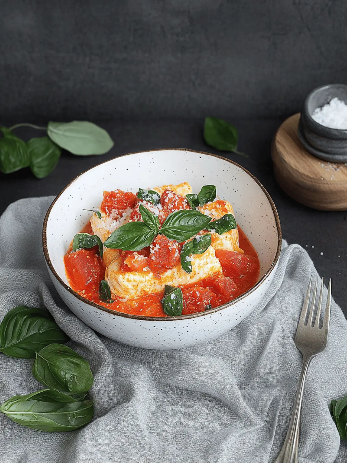 Pasta mit Hähnchen in Butter-Tomaten-Soße