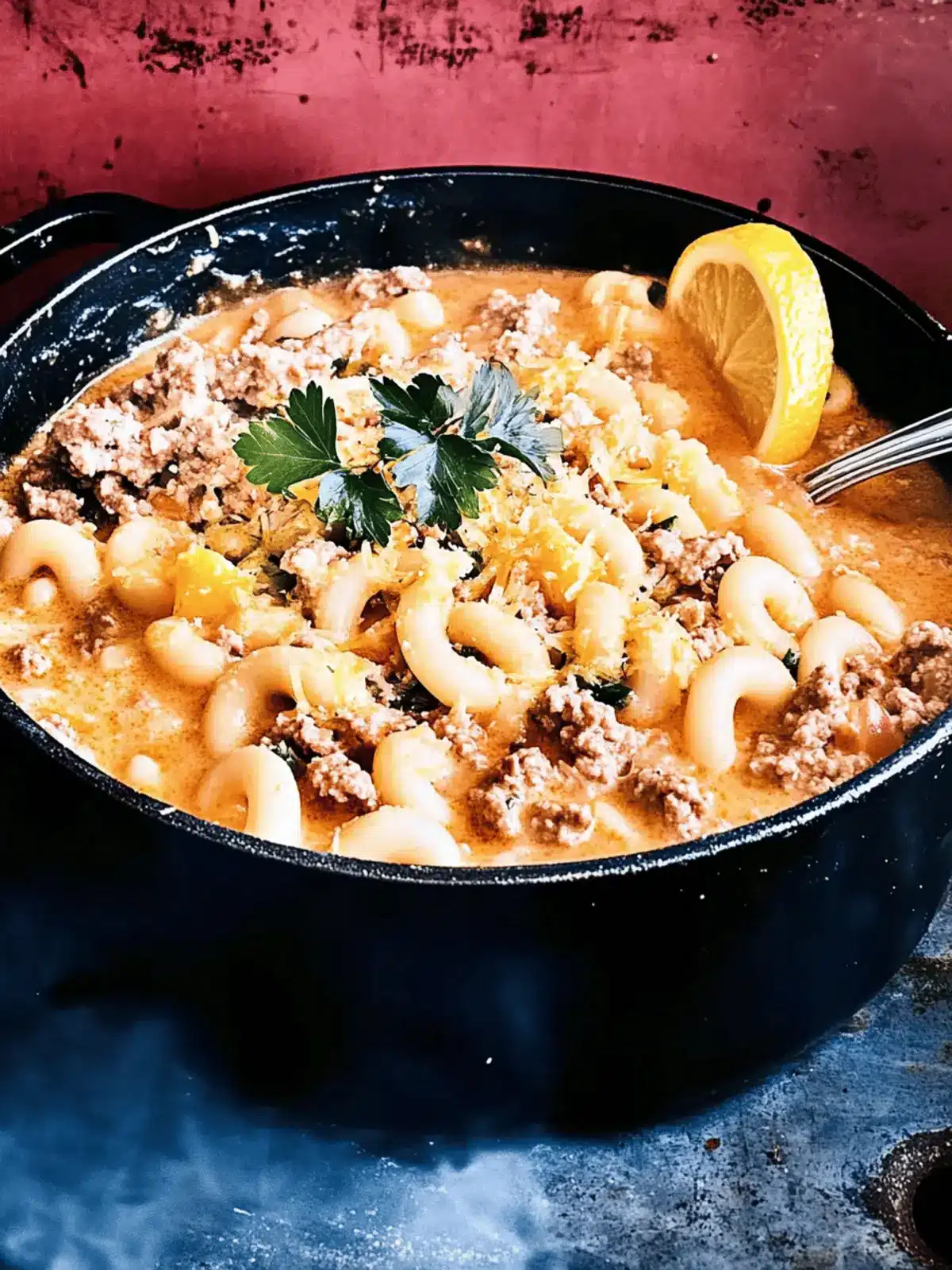 Mac-und-Käse-Suppe