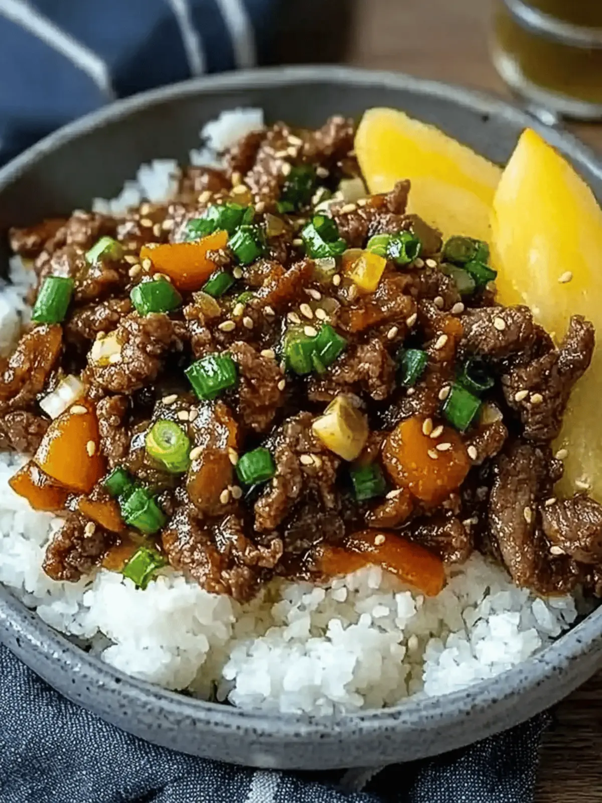 Bulgogi mit Hackfleisch