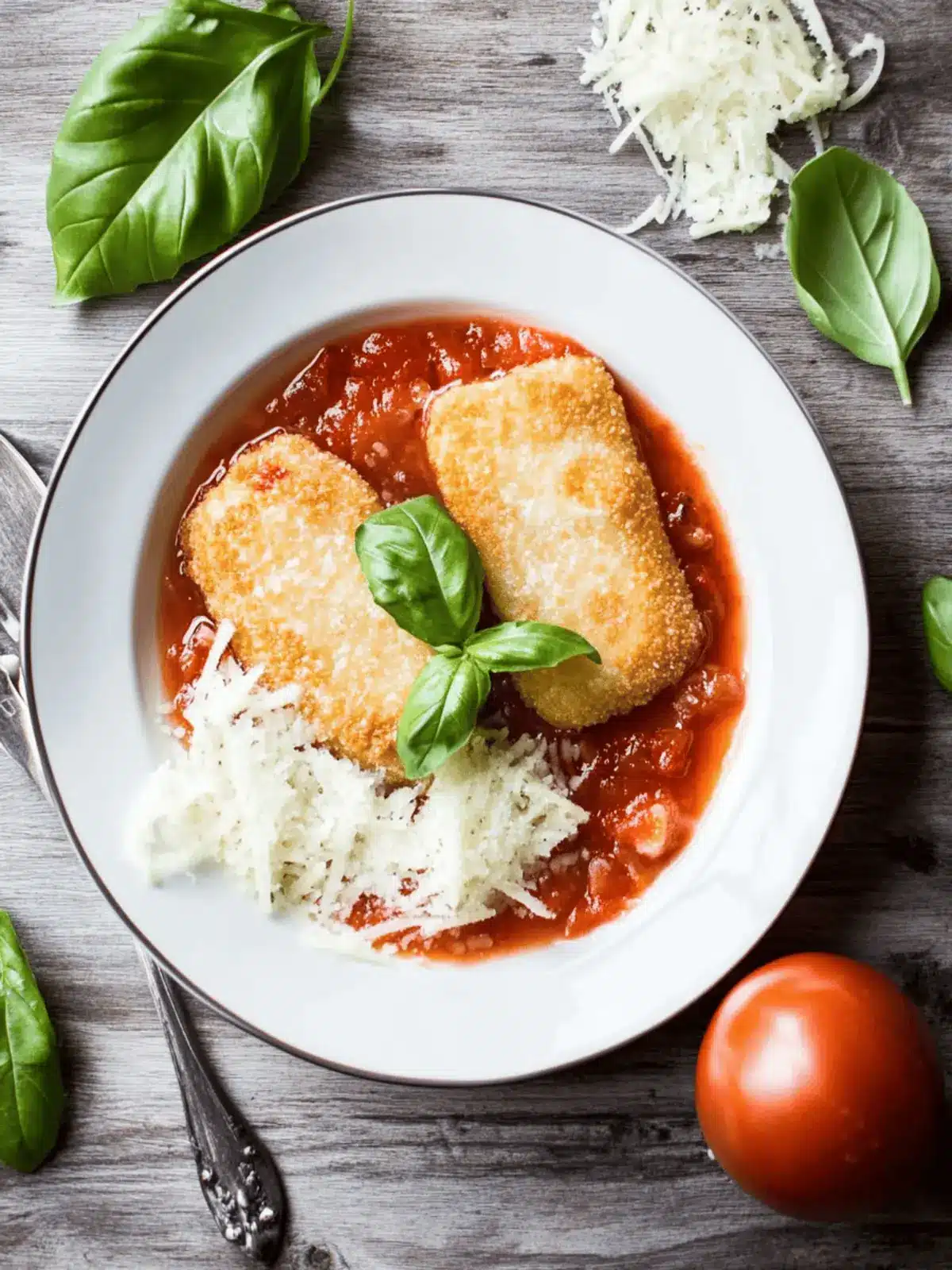 Hühnchen in Parmesankruste