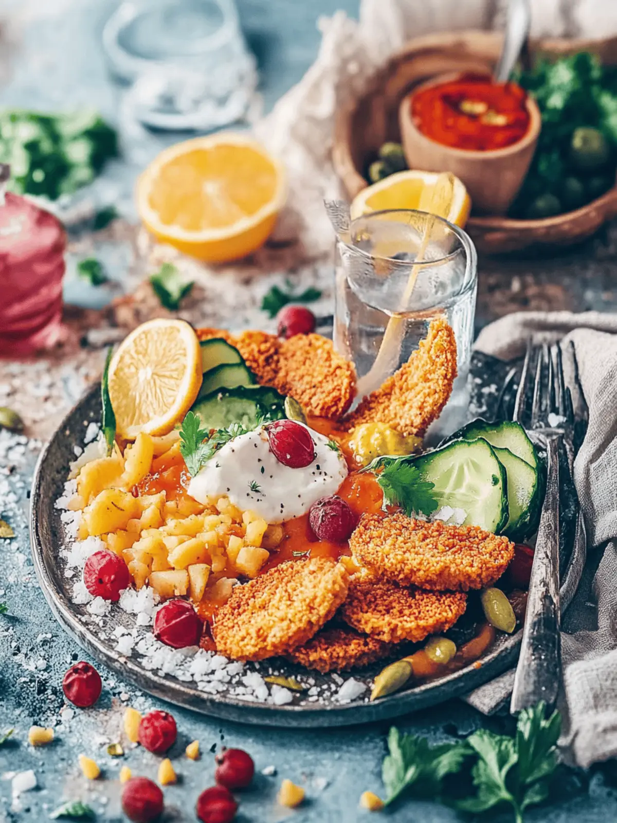 Linsenschnitzel aus roten Linsen