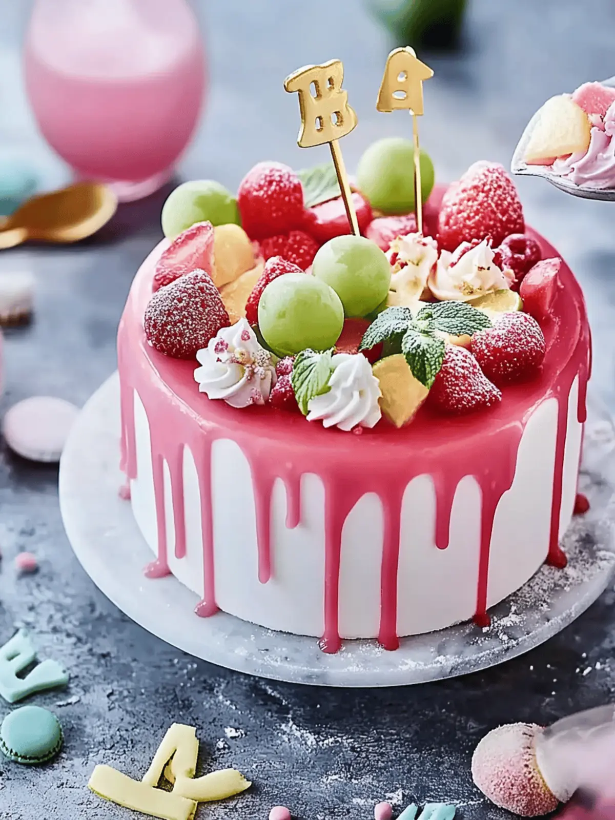 Tropfkuchen Geburtstag