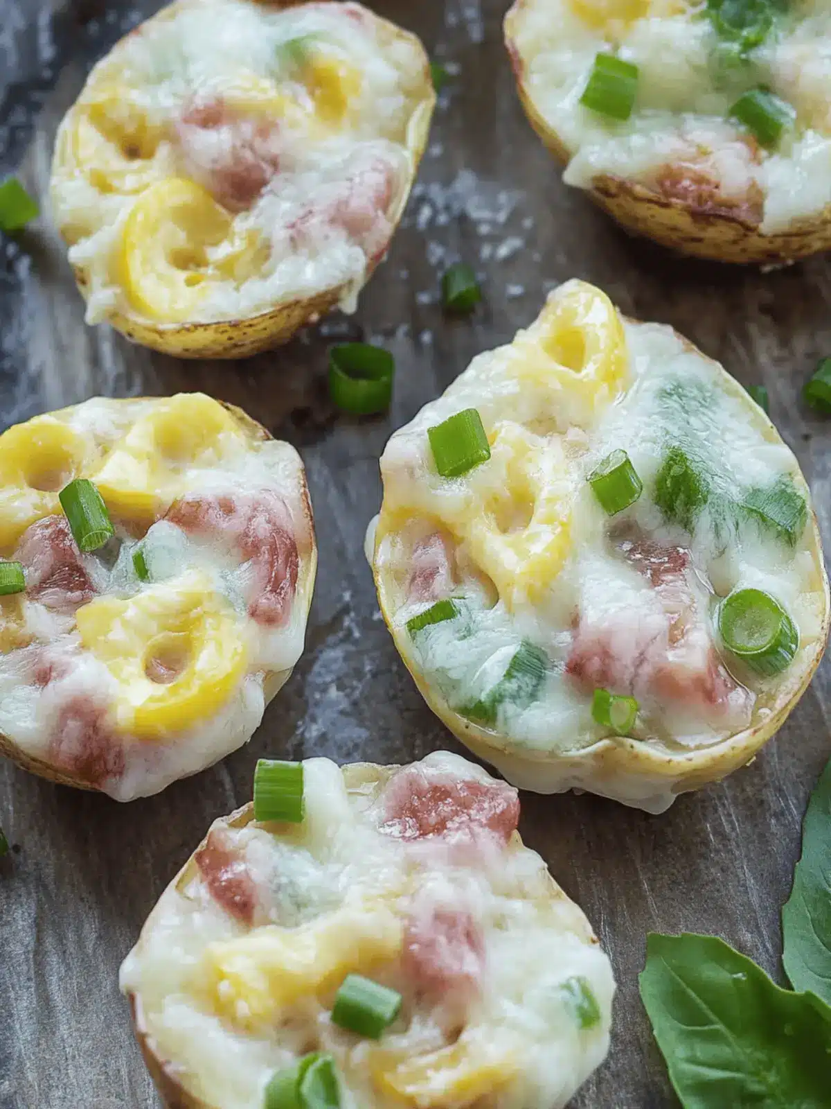 Gefüllte Kartoffeln nach Flammkuchen-Art