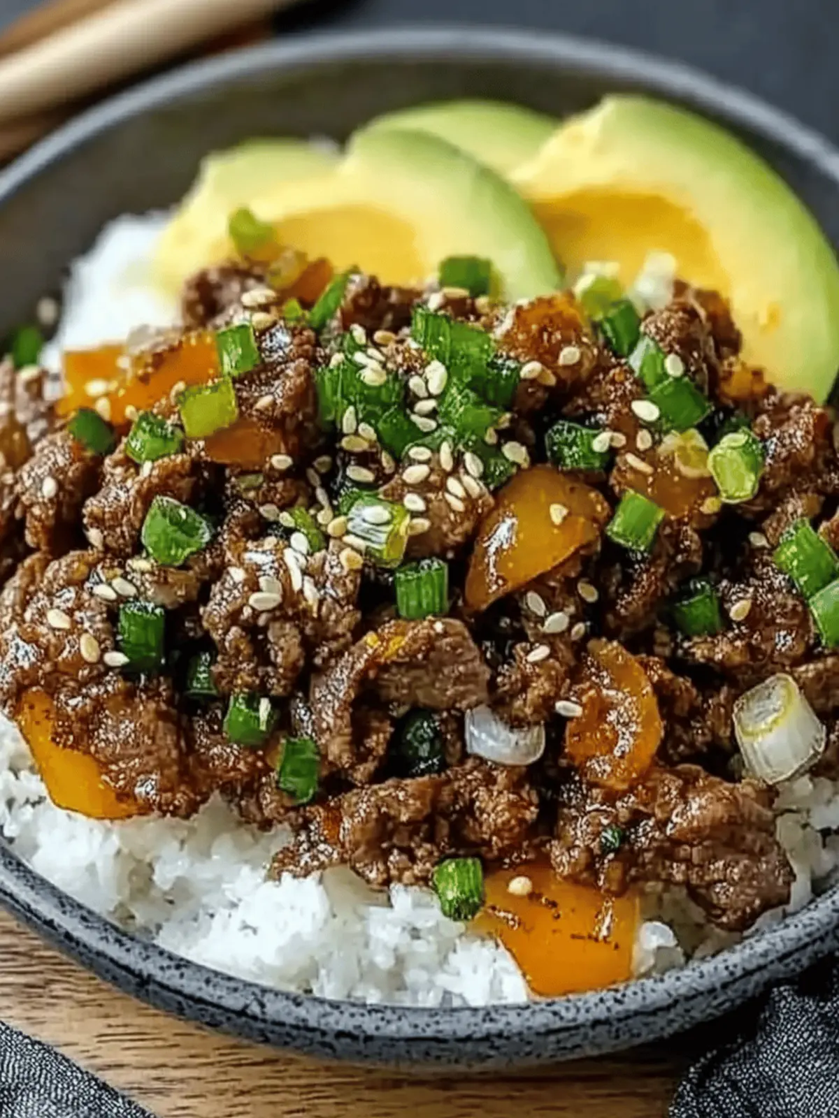 Bulgogi mit Hackfleisch