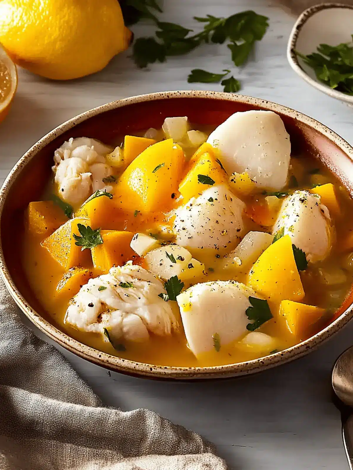 Duftender Fisch-Eintopf