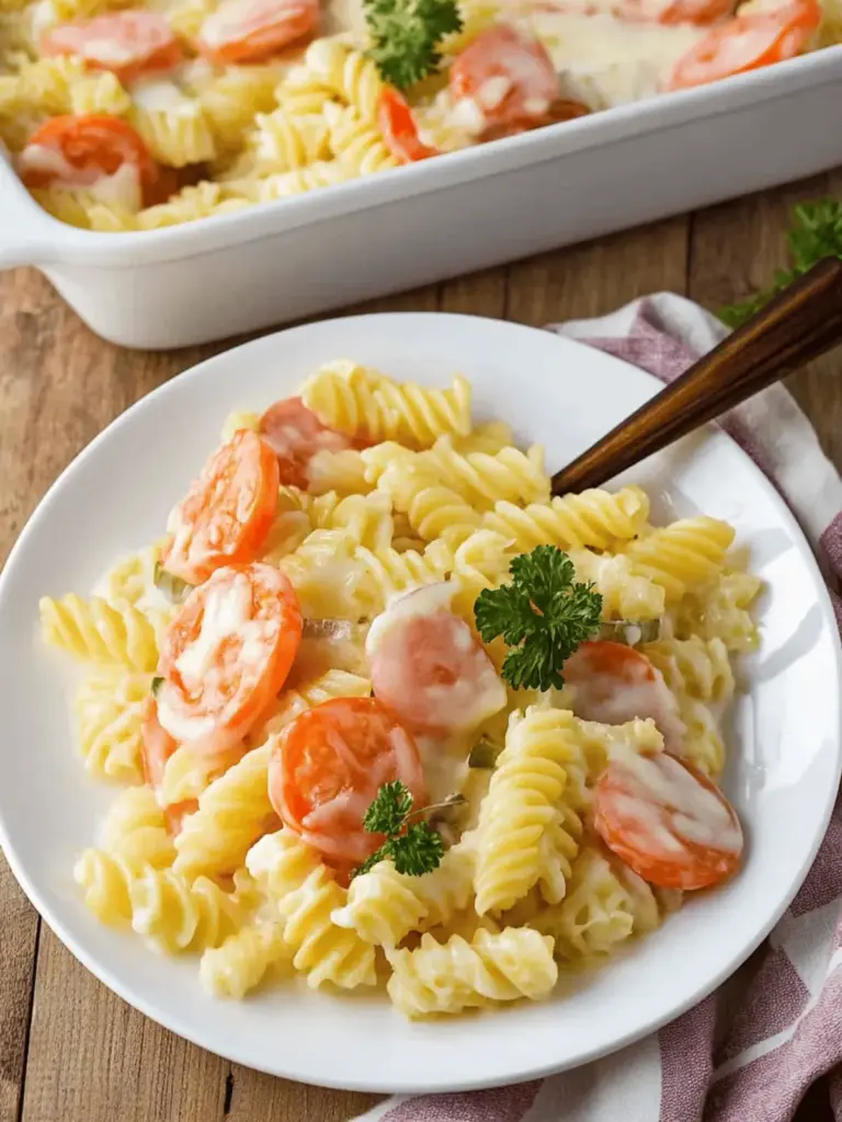 Nudelauflauf mit Gemüse
