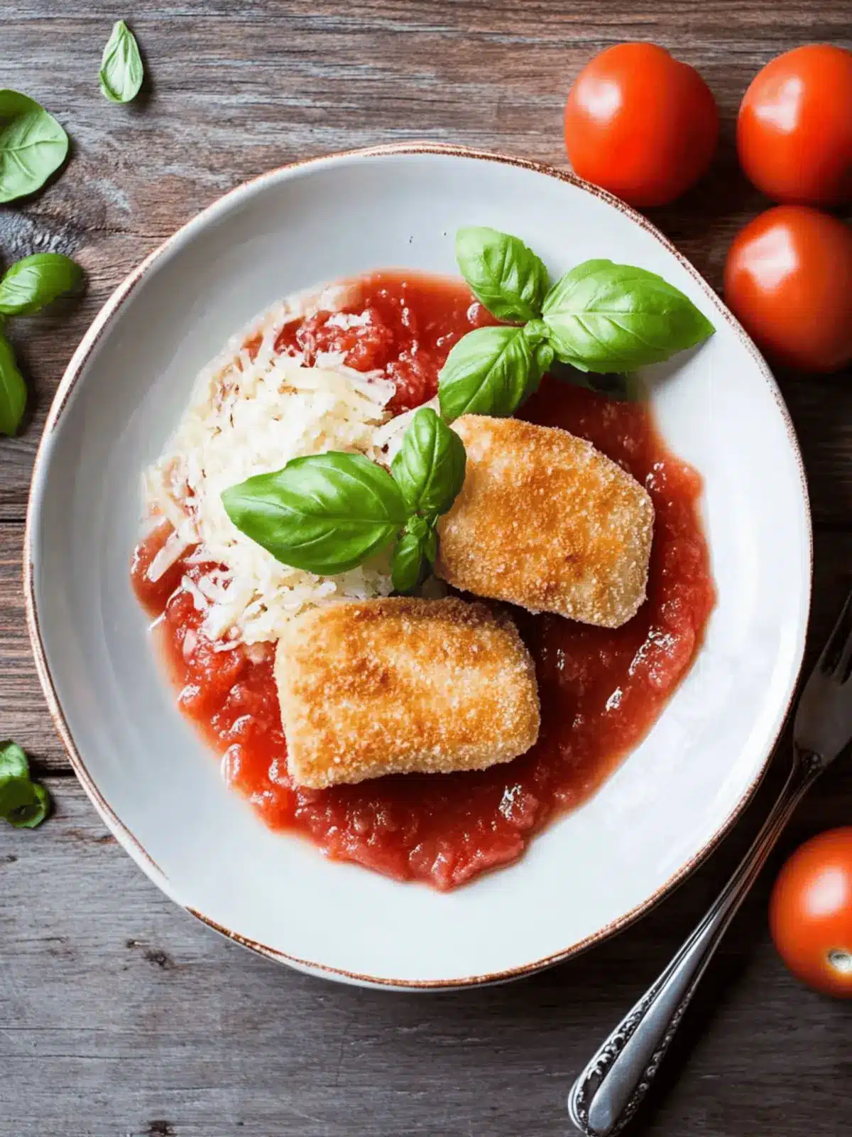 Hühnchen in Parmesankruste