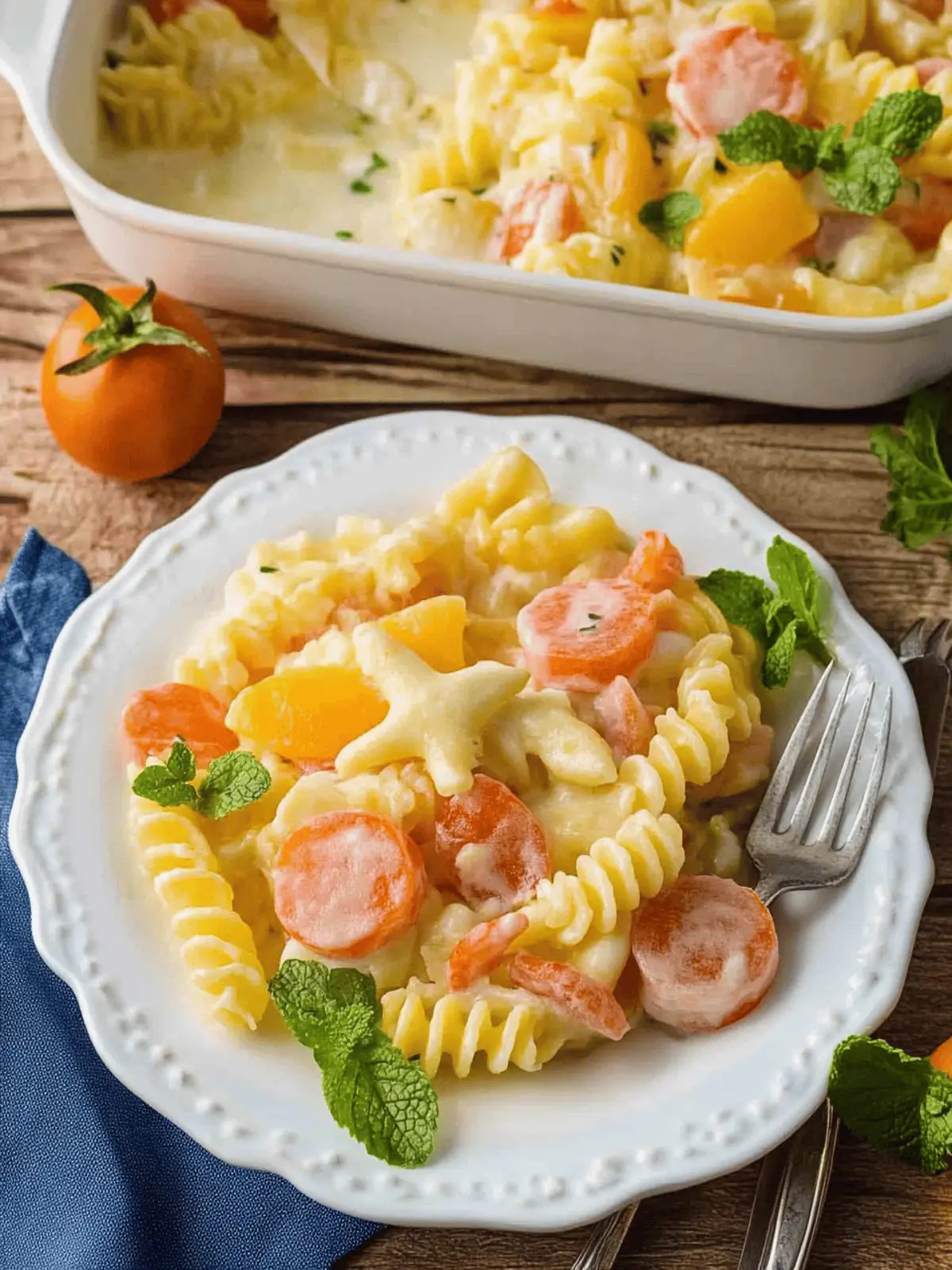 Nudelauflauf mit Gemüse