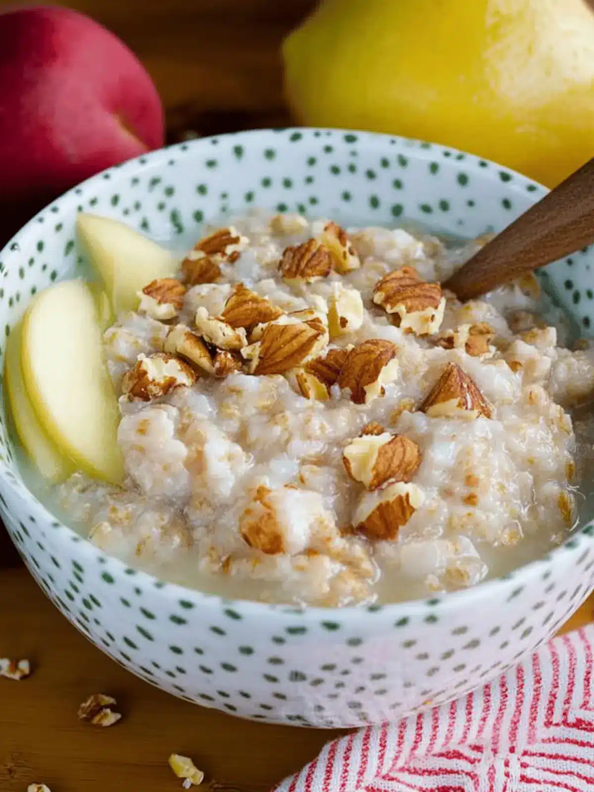 Apfel-Zimt-Porridge