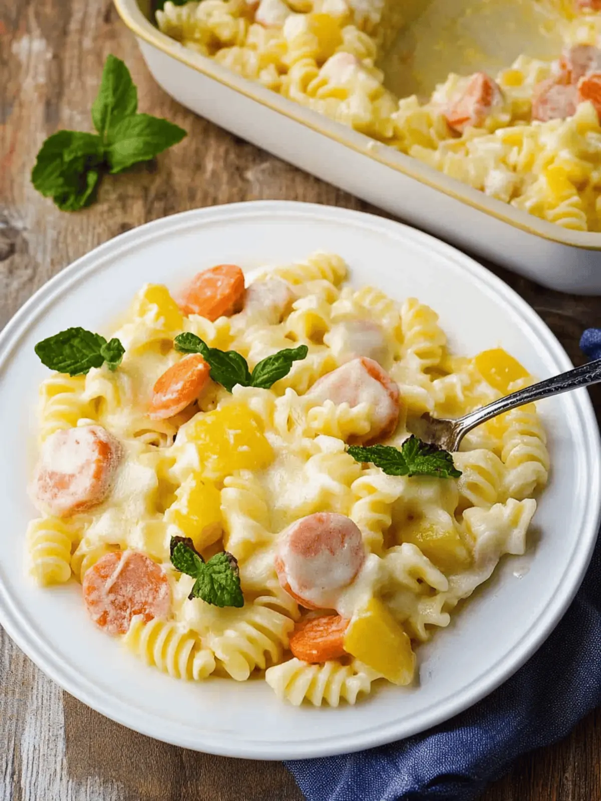 Nudelauflauf mit Gemüse